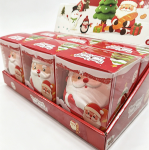 Figura de Papá Noel de Plástico Rojo y Blanco, Juguete Sensorial Decorativo para Niños de 2 a 4 Años - Product Image 5