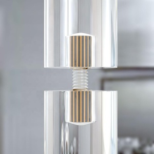 Đám cưới <span class=keywords><strong>5</strong></span> lớp xoay vuông Acrylic cupcake tráng miệng bánh đứng - Product Image 5