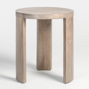 Table d'appoint en bois de manguier massif, fabrication artisanale, style mid-century modern, écologique, pour salon, villa et hôtel - Product Image 4