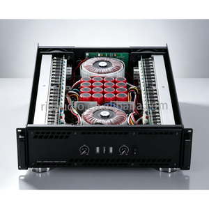 Amplificateur métallique CA 68 double <span class=keywords><strong>canal</strong></span> alimenté par courant alternatif, transformateurs doubles tout cuivre, 1500W/1750W*2 canaux, classe H, pour scène, cinéma, salle de danse, bar - Product Image 2
