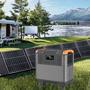 Générateur Solaire Portable pour Camping en Extérieur 3000W 110V 200V, Onde Sinusoïdale Pure, Batterie pour Usage Domestique, 400W MPPT T50*UC400 T50*UC400 B - Product Image 4