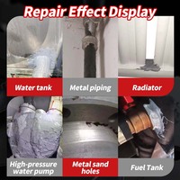 Mastic de réparation en fer époxy résistant aux hautes températures 500g, résistant à la corrosion, adhésif de réparation métallique