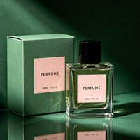 Flacon de parfum magnétique carré personnalisé pour homme, vaporisateur de brume parfumée 50 ml, avec emballage – Marque privée