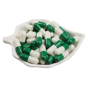 GMP HALAL ISO Certification And Customized Logo Printing Gelatin Capsules Size 4