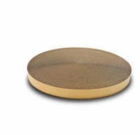 Planche à gratter circulaire pour chat nouvellement conçue avec planche à gratter pour chat ondulée de taille personnalisable