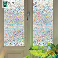 Fabrik 3d statisch haften holo graphische Fenster folie Regenbogen glas folien fenster dekorativ