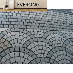 Precio de fábrica G603 granito gris blanco plateado pavimentación adoquín cubos de piedra en red con malla trasera - Product Image 2