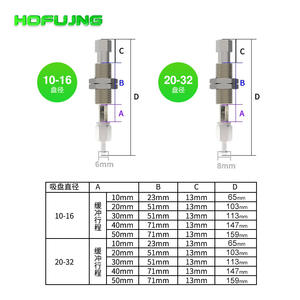 Soporte de Brazo Robótico SMC ZPT10BN-K10-B5-A10, Ventosa de Vacío, Accesorios de Amortiguación, Producto Antirrotación, Elevadores de Vacío - Product Image 2