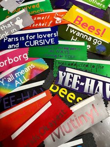 ส่วนบุคคล DIY สองด้านเทปป้ายริบบิ้นสําหรับแท็กชื่อการประชุม - Product Image 5