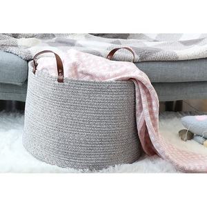 Panier de rangement en corde de coton nordique, nouvelle tendance OEM ODM, pour jouets, oreillers, chaussures, serviettes - Product Image 6