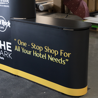 Support de bannière publicitaire Tianyu 10x20 en aluminium et PVC, présentoir pop-up avec éclairage spot
