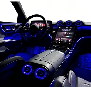 Systèmes d'éclairage automobile SJC pour <span class=keywords><strong>Mercedes</strong></span>-Benz Classe C GLC 2022-2025 Intérieur W206 X254 Accessoires décoratifs LED RGB 64 couleurs - Product Image 3