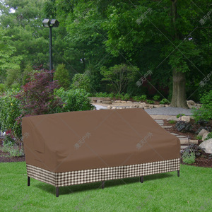 Funda para Sofá de Patio Exterior de 3 Plazas, Impermeable, Antipolvo, Rectangular, Diseño Moderno, Material de Poliéster, para Uso en Bancos - Product Image 3