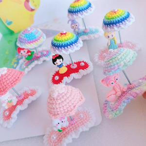 Kidscute Blancanieves Lana Crochet Lina Belle Horquilla Bebé Arco Iris Paraguas Columpio Clip Diadema Horquilla - Product Image 4