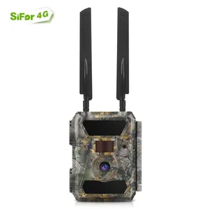 最新狩猎相机 GPS 无线 4G FDD LTE 迷彩狩猎游戏线索相机野生动物照片陷阱 4G 3 4g 高清
