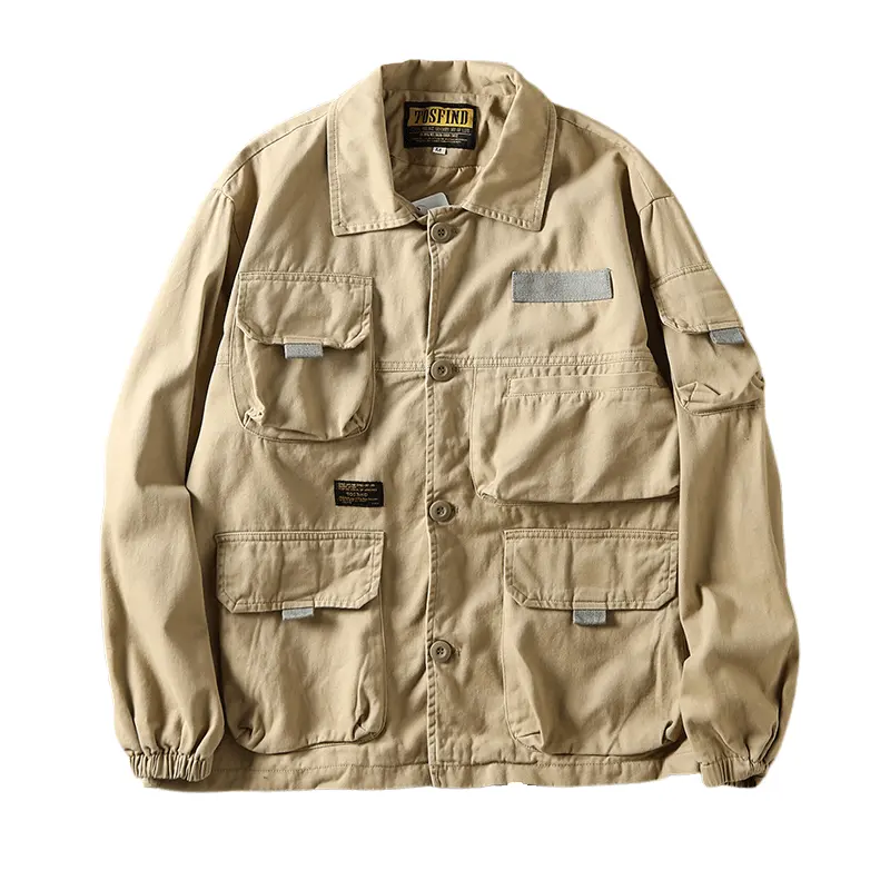 High Quality Custom Winter Men's Cotton Coat five pockets Padded Outdoor Windbreak Padding Jacket