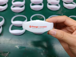 DMX Led <span class=keywords><strong>d</strong></span>ây đeo cổ tay cho các buổi hòa nhạc & sự kiện tùy chỉnh cho xylobands với NFC App sáng tối nhựa Vòng đeo tay sự kiện phần mềm - Product Image 3