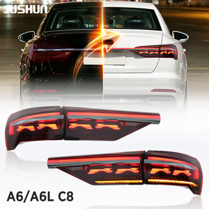 Lancement rapide JUSHUN de nouveaux produits LED mise à niveau et mise à jour pour Audi A6 A6L C8 2019-2023 feux arrière 12V tension rouge - Product Image 1