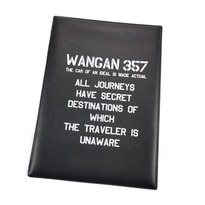 Tùy chỉnh D da bi-gấp A5 giấy thư mục PVC da giấy tay áo cho tài liệu - Product Image 3