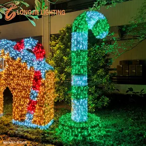 H:3M Outdoor Motif 3d Large Decoration Led Christmas Light Show