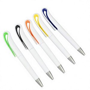 Bolígrafo de Plástico con Clip Ancho en Forma de Cisne, Tinta Negra de 1.0 mm, Logotipo Imprimible, Publicidad, Comercio Transfronterizo, Regalo Creativo - Product Image 1