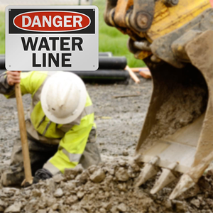 Sıcak satış alüminyum trafik işareti yol güvenliği ve işyeri inşaat tabela için tehlike işareti dikkat su hattı işareti - Product Image 6