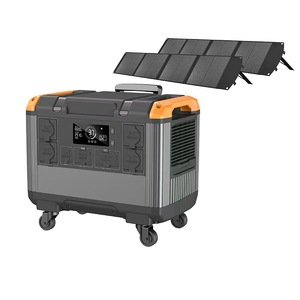 มีสินค้าในสต็อก แหล่งจ่ายไฟกลางแจ้ง 3000W 220V 3 กิโลวัตต์ชั่วโมง พกพาได้ ชาร์จพลังงานแสงอาทิตย์ สำรองไฟฉุกเฉินในรถยนต์ 12 พอร์ต - Product Image 4
