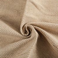 Tissu ondulé de haute qualité écologique 100% Jute & Polyester Jacquard pour sacs et tissus d'ameublement