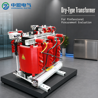 Transformator Tiga Fasa Kering Tipe K4 Scb13 1.5mva 415v/6.6kv 20 Kv 30 Kv 200kva 500kva 250 630 1000 2000 Kva Harga