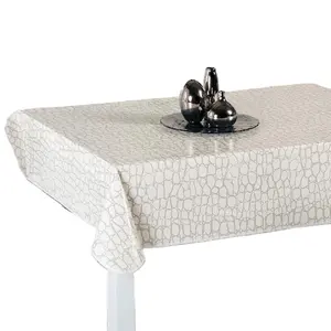 2023 venda quente branco PVC lados duplos imprimir mesa pano em rolos dupla camada mesa pano