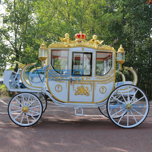 Charrette royale électrique de luxe de style européen, chariot à quatre roues, chariot de tourisme, wagon royal - Product Image 2