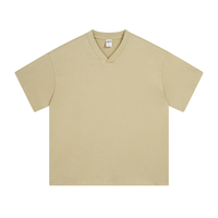 Offre Spéciale col en V t-shirt régulier hommes 100% coton logo personnalisé impression haute qualité Standard Fit blanc plaine t-shirt pour hommes