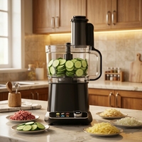 Robot culinaire multifonctionnel 3,5 L, hachoir à viande, mixeur, centrifugeuse, hachoir, usage domestique, 1300W, usine OEM