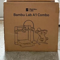 Printer 3D FDM Bamboo Lab A1 Versi Global, Laju Aliran Aktif 1.75mm, Mendukung Filamen PLA & Fitur DIY