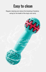 Truelove çevre dostu dayanıklı kauçuk köpek kemik interaktif tedavi dağıtıcı diş temizleme anti-yıkıcı çiğneme oyuncağı evcil hayvanlar için - Product Image 5