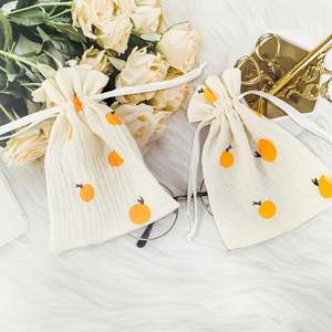 Vente en gros d'usine, pochette en coton de qualité supérieure avec cordon de serrage, 15*20cm, pour l'utilisation de parfum, sacs en coton de qualité supérieure pour les commandes en gros - Product Image 2