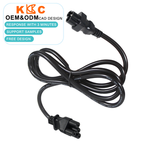 4-Hole Special Connector to C6 <b>Power</b> <b>Cable</b>, Heavy Duty AC <b>Power</b> Cord, Laptop Adapter <b>Power</b> Supply <b>Cable</b> OEM Service - Product Image 1