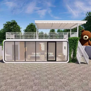 Maison modulaire durable en EPS sur mesure avec structure en acier galvanisé pour usage extérieur - Assemblage rapide, design moderne pour hôtels et bureaux - Product Image 1
