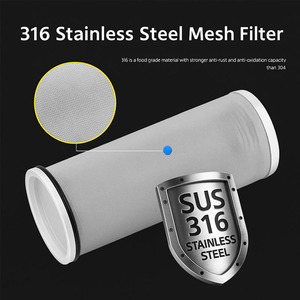 316 universale maglia in acciaio inox Pre <span class=keywords><strong>filtro</strong></span> <span class=keywords><strong>per</strong></span> uso domestico <span class=keywords><strong>depuratore</strong></span> d'<span class=keywords><strong>acqua</strong></span> rubinetto doccia uso lavatrice - Product Image 3