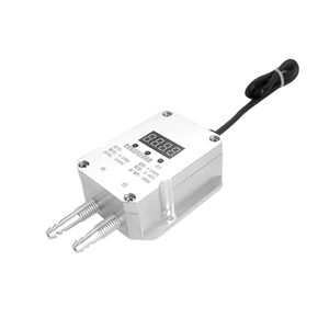 Transmetteur de pression différentielle RJVELEUK 4-20mA DC24V en aluminium IP65, micro-capteur de pression d'air et de vent - Product Image 1