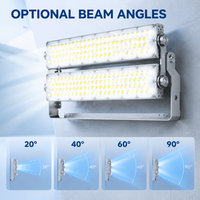 Projecteur LED Rotatif Modulaire Extérieur IP67 AC100-277V 500W 600W pour Terrains de Sport Publics et Entraînements