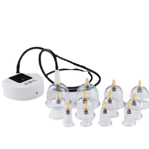 Nuevo Set de Ventosas Portátiles de Plástico (PC AS) con Fuerte Succión para Terapia de Masaje, Ventosas de Vacío para Masaje Facial y Corporal - Product Image 1