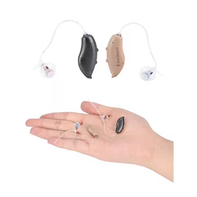 16 Channels Programmable Hearing Aids in Ear Invisible RIC Hearing Aid Deaf Assistant RIC With Hearing Aids Cleaning Tools