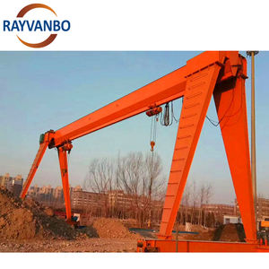 Grues à portique télécommandées sans fil de levage lourd Grua de portico ensemble complet avec roues de camion d'extrémité de poutre principale - Product Image 3