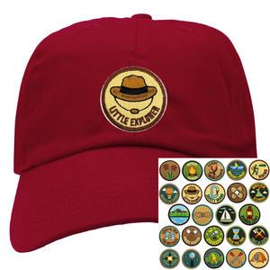 Lovely Different 24 Piezas Cicle Iron on Parche bordado Senderismo Camping Tema Parches bordados de alta calidad para ropa - Product Image 6