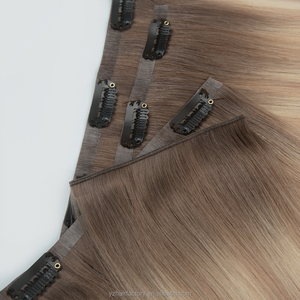 Extensiones de Cabello de Moda, Nueva Tendencia, Venta Directa de Fábrica, Clip Invisible, Personalizables, Color Balayage - Product Image 3
