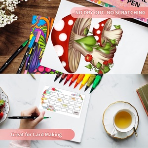 Acrylic Paint Brush <b>Markers</b> for Painting on Wood Glass Canvas Rocks and Etc - Product Image 4