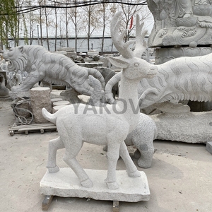 Sculture in pietra e sculture decorazione giardino pietra animali scultura - Product Image 6
