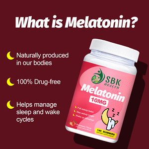 OEM ODM Health Melatonin 10MG Gummies 140 Count Strawberry Flavor Sleep Support Dietary <b>Supplement</b> - Product Image 5