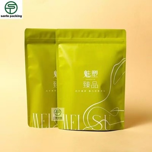 Custom MOQ 5000pcs VMEPT Yoga Suit Clothing Socks Pants Hoodies Eco Friendly Moisture Proof Resealable Ziplock Stand Pouch Shoes - Product Image 6